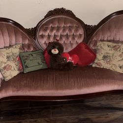 Victorian couch and chair set