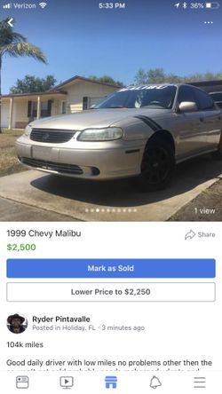 1999 Chevy Malibu 104k miles