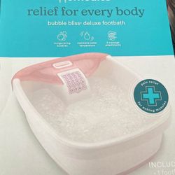 Homedics Foot Bath Bliss Deluxe 