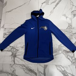 Nike NBA Orlando Magic Dri-FIT Showtime Full-Zip Hoodie Blue Men’s Size M — Authentic Team Edition