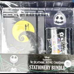 Disney The Nightmare Before Christmas Jack & Sally Stationary & Mug Set