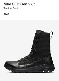 Nike SFB Gen 2, 8” Black Boot, Size 9.5m