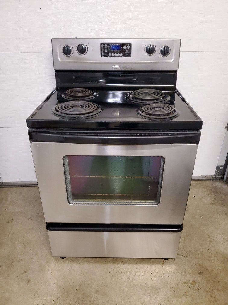 Whirlpool self-clean range oven