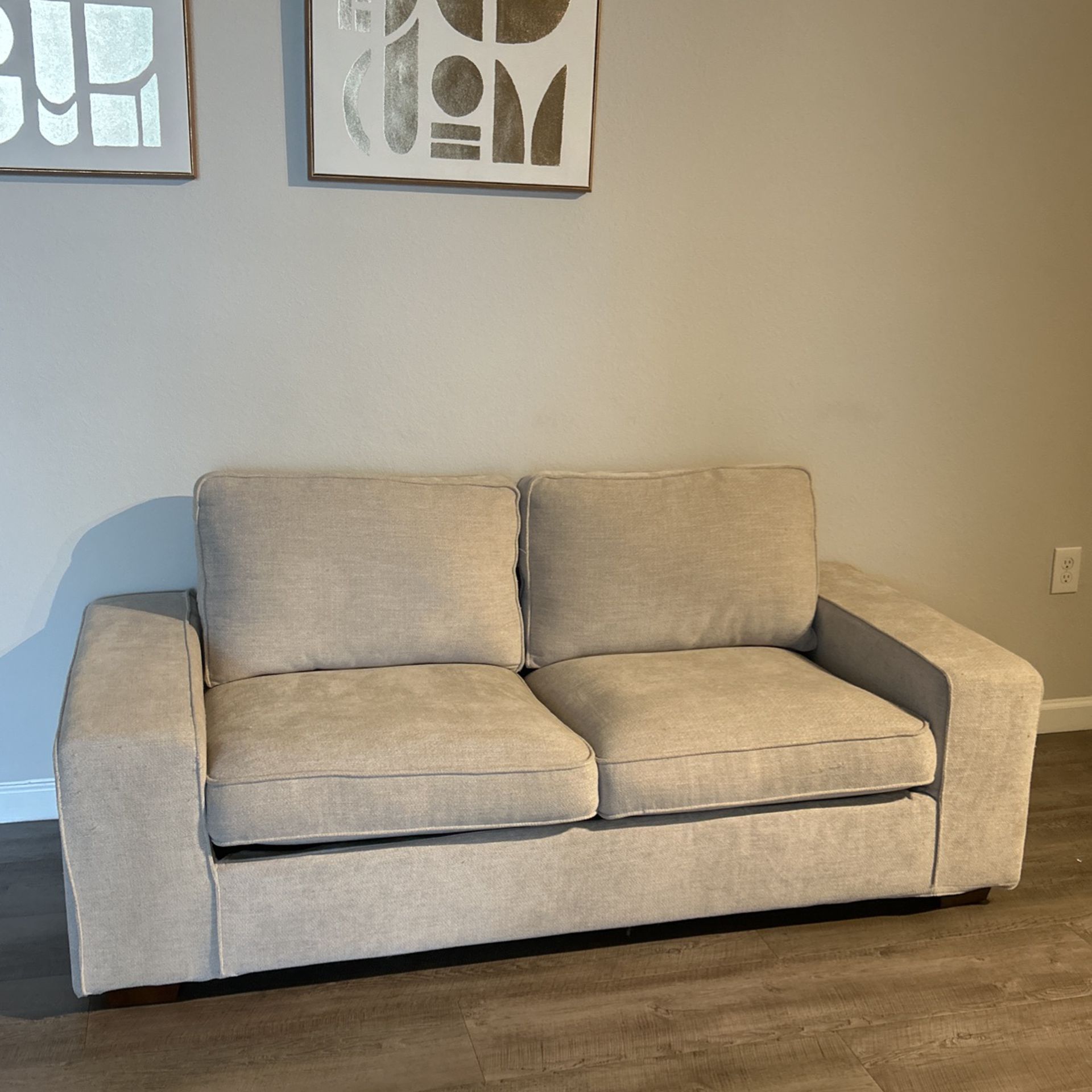 Small Couch Beige Color 