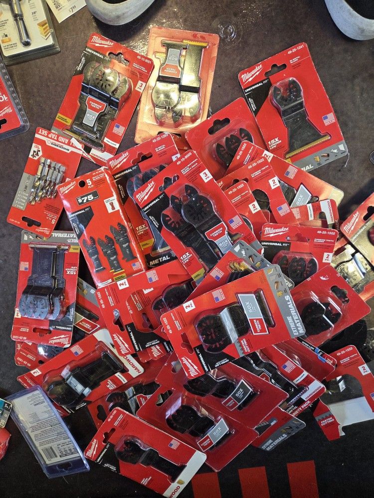 Milwaukee Oscillating Blades Plus More