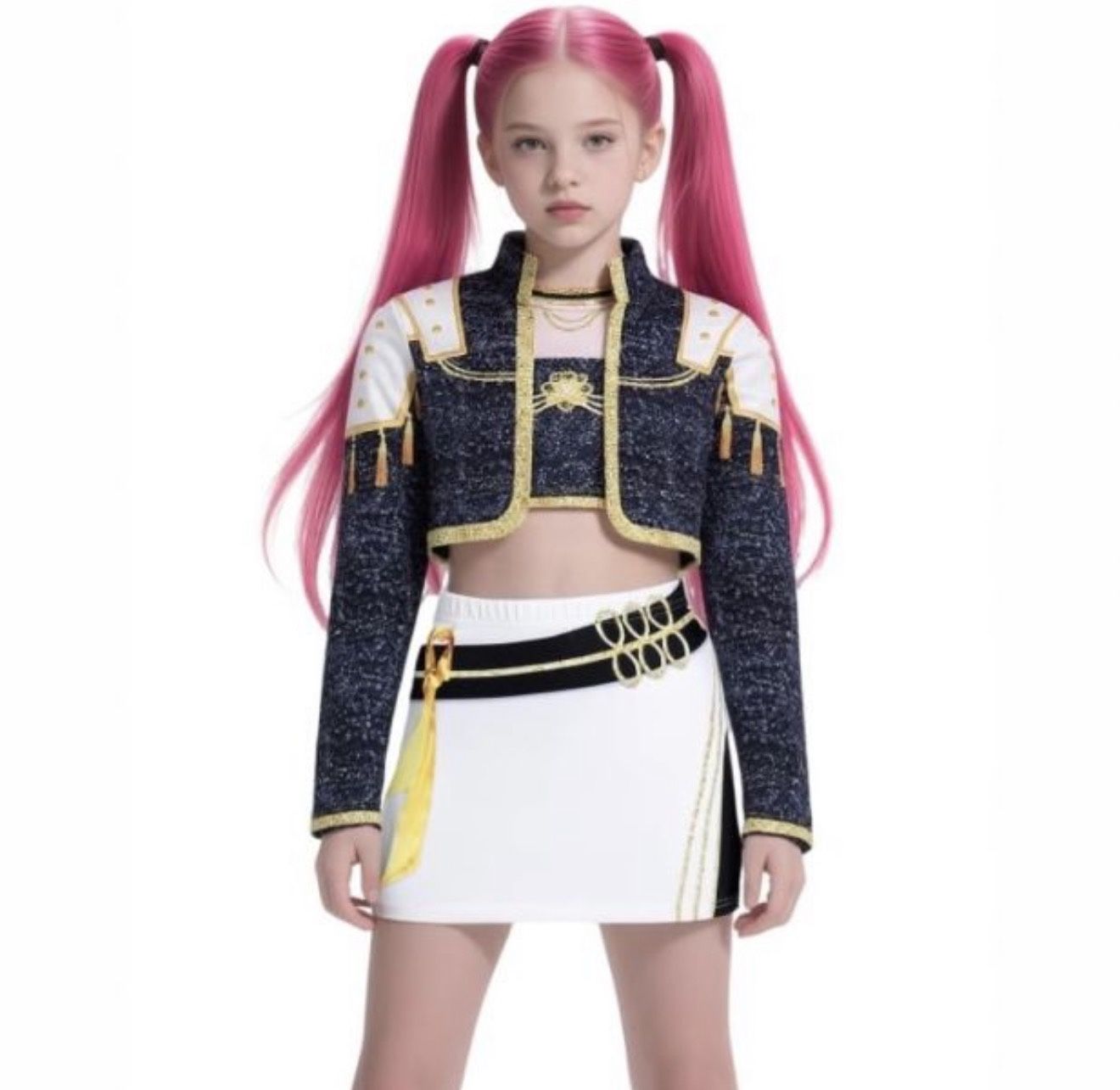 New K-Pop Demon Hunter Mira Halloween Costume Size 11/12
