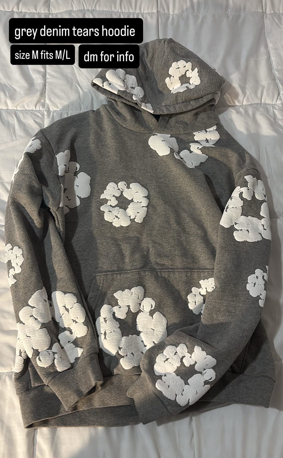 Grey Denim tears size M