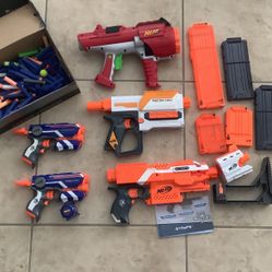 Large Nerf Gun Collection 