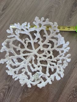 12" Decorative Coral Bowl