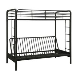 Metal Frame Twin Over a Full Size 