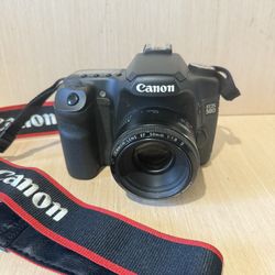 Canon EOS 50D Digital SLR Camera Blk w/50mm Lens/2-Batt-Charg/SdCard Tested Good
