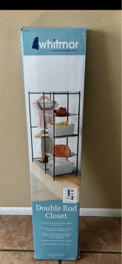 Whitmor Double Rod Closet Brand new