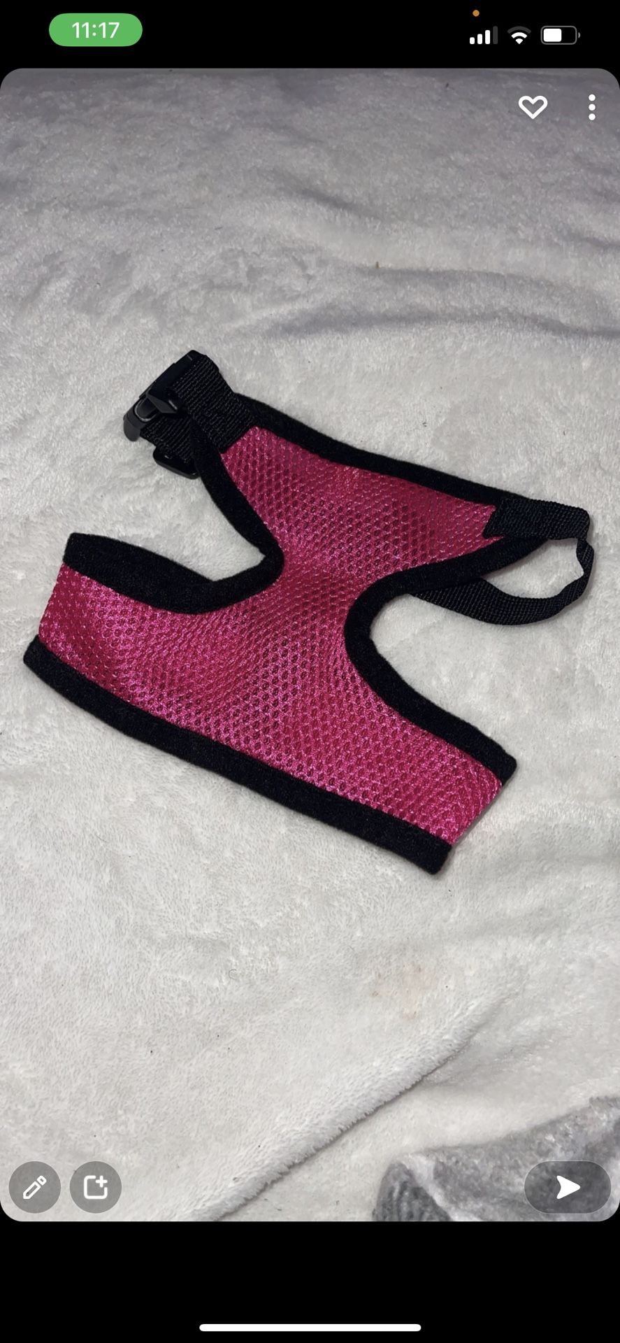 Pink Dog Harness 