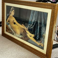 Large framed art print