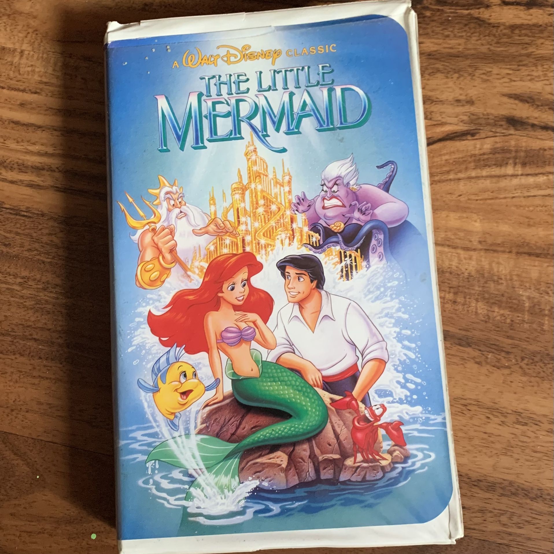 Original Cover Of The Walt Disney’s Little Mermaid Black Diamond Classic