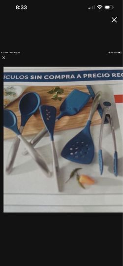 Set De Utensilios Azules De Culinario Series De Princess House