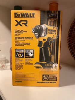 New 1/4” Dewalt 20V XR 3-Speed HIGH TORQUE Impact Driver (Tool Only Solo Herramienta m)