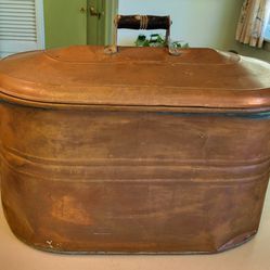 Antique Copper Boiler Tub