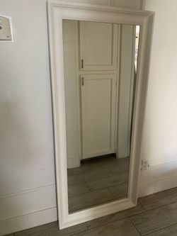 White Frame Mirror