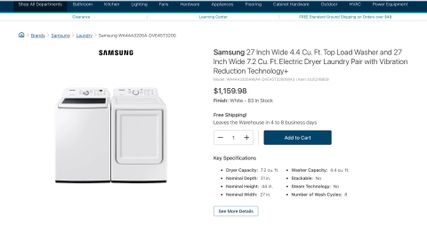 Washer and Dryer