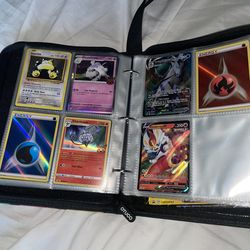 POKÉMON BINDER AND CARDS-MAKE AN OFFER