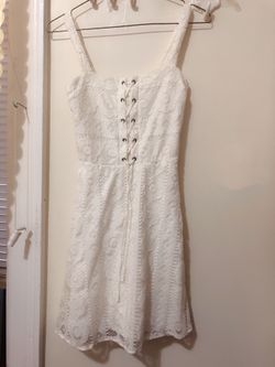 Lace White Dress