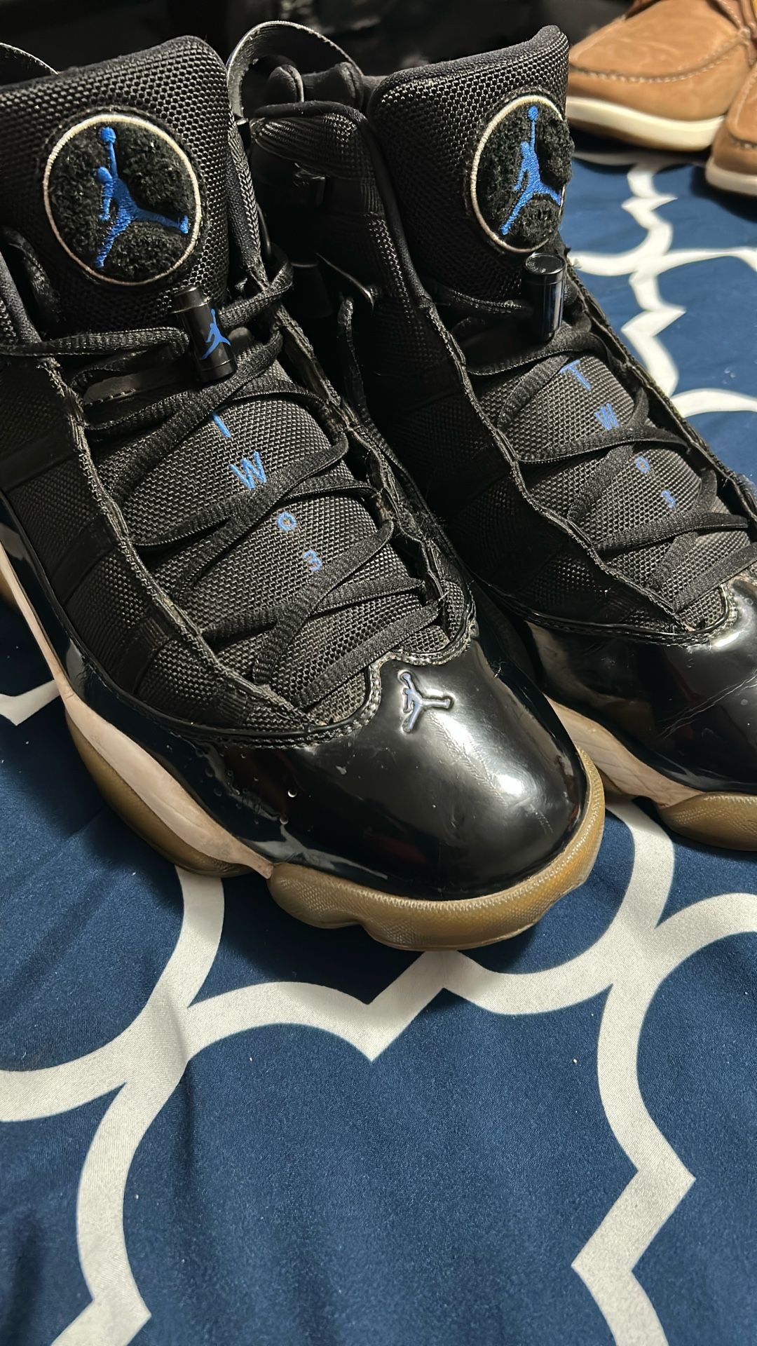 Nike Air Jordan 6 Rings Space Jam (322992-016) Men’s Size 12 Athletic Sneakers