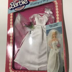 Vintage 1982 Mattel Barbie Wedding Of The Year Fashion No 5743 New In Box