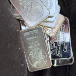 Silver 1oz Bars 