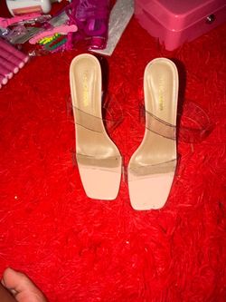 Clear + Black Heels Bundle — Size 8.5