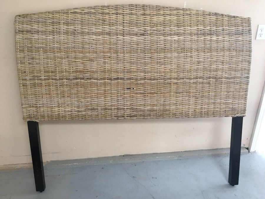 Queen Size Pier One Imports Wicker Headboard