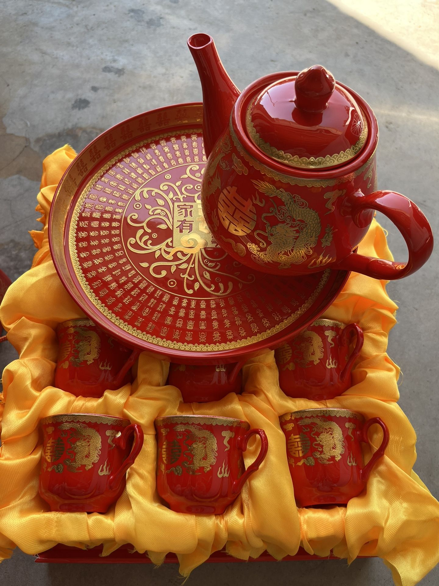 Chinese Tea Ceremony Wedding Tea Set