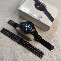 Samsung Galaxy Watch Active 2 (44mm LTE) – Premium Stainless Steel  - Workouts To Formal Events