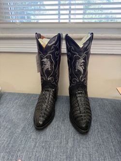Bota, vaquera de piel de cocodrilo  Bota, vaquera de piel de cocodrilo