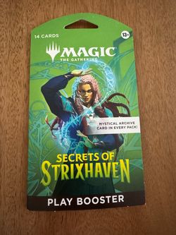 Magic The Gathering Secrete of Strixhaven Play Booster