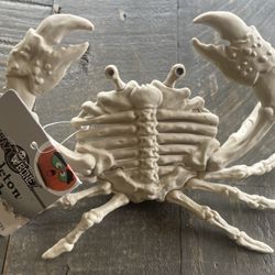 Halloween Skeleton Crab - faux - NEW 