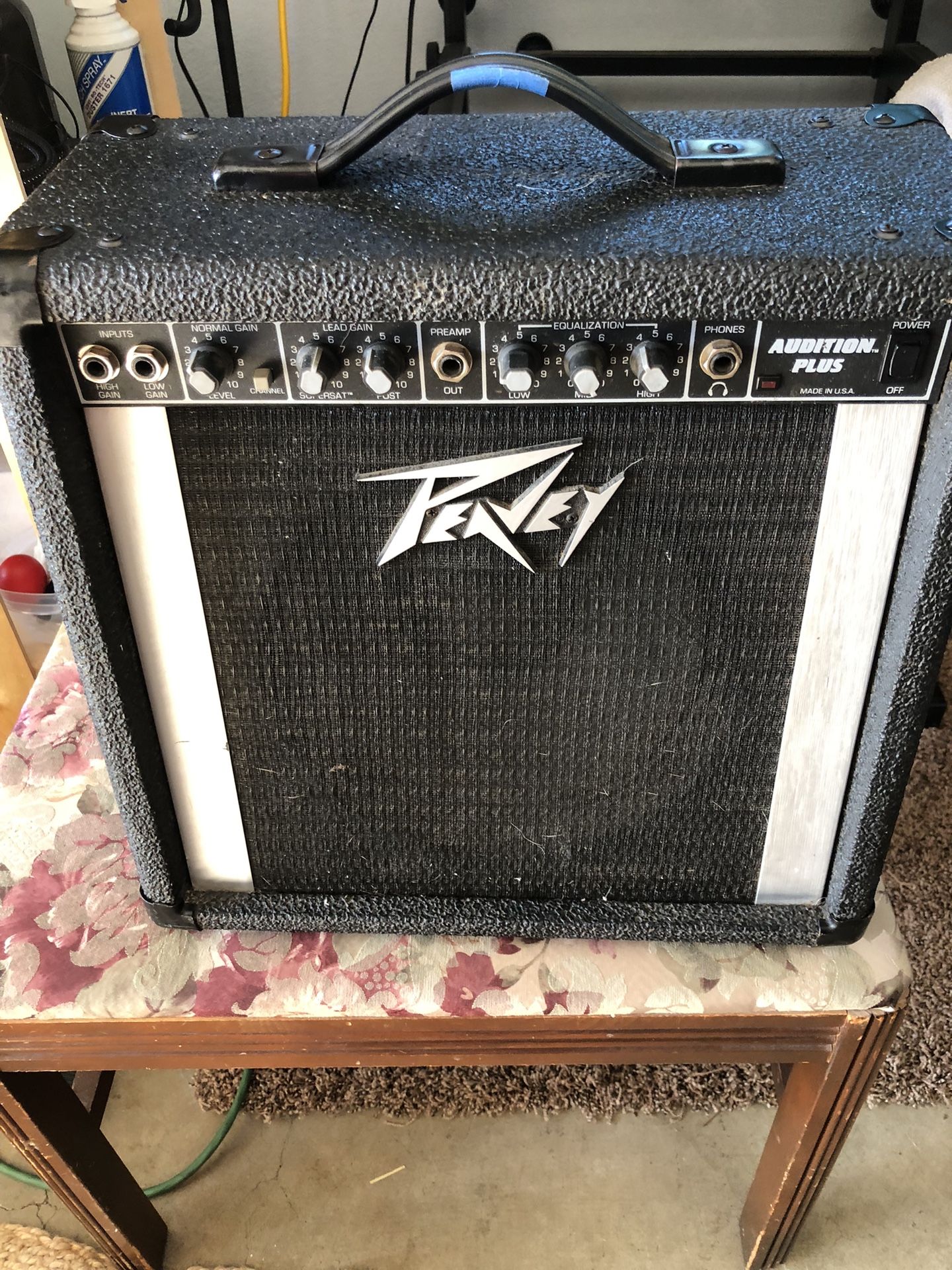 Nice Vintage Peavey Audition Plus Practice Amp (Made In USA)
