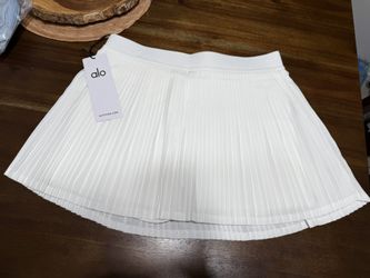 Alo Skirt White Color Size L