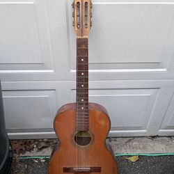 Vintage 1960s Kimberley guitar acoustic Italy repair restore 
