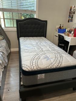 Twin size Mattress only bedframe sold separately
