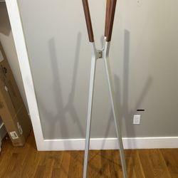 Coat Rack Holder And Matching Floor Lamp