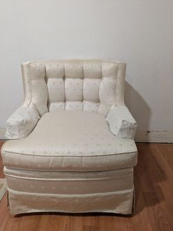 Upholstered armchair