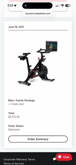 Peloton bike Plus