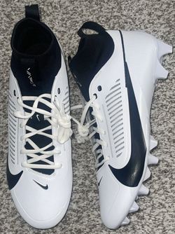 Brand New Nike Vapor Edge Pro 360 2 White Black Football Cleats Men Size 12.5 wide, 15 wide