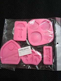 Mushroom Fairy door silicone mold Set -new