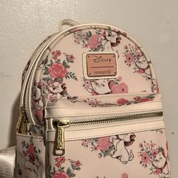 Loungefly x Disney The Aristocats Marie Floral Allover-Print Mini Backpack