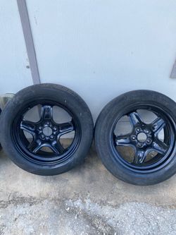 17” rims with tires