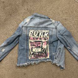 Distressed Jean Jacket 