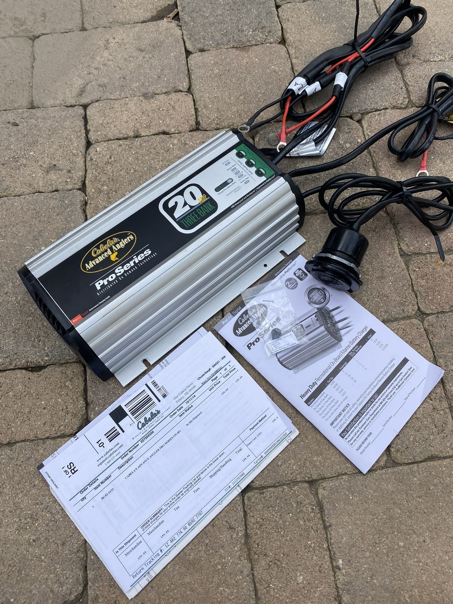 Cabela's Pro Series Onboard Marine Battery Charger