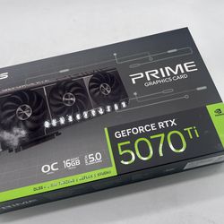 ASUS SFF-Ready Prime GeForce RTX 5070 Ti OC Edition 16GB GDDR7 2.5-Slot PCIe 5.0